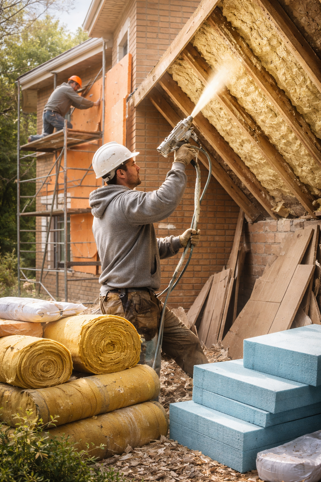 Утепление домов в Екатеринбурге под ключ от 4305 руб/м2 | Профессионально — ТепломастерКтр
