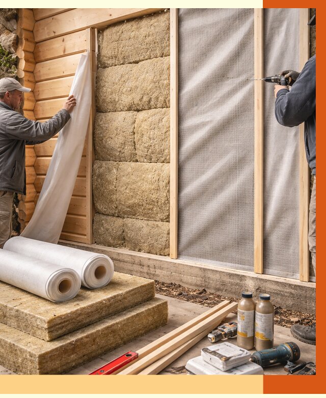 Утепление дома из минибруса в Екатеринбурге от 4612 руб/м2 — заказать профессионально | ТепломастерКтр