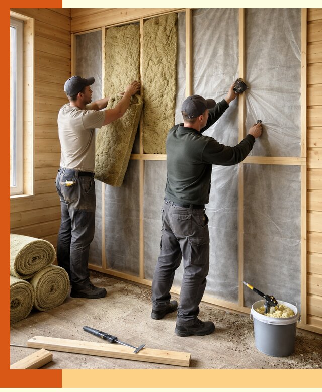 Утепление дома из минибруса в Екатеринбурге: комплексные теплоизоляционные работы